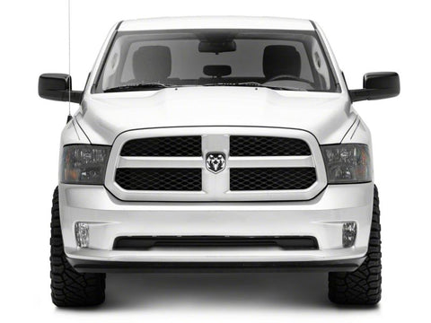 Raxiom 09-18 Dodge RAM 1500 Axial Series Euro Style Headlights w/ Dual Bulb Blk Housing (Clear Lens) - R118016