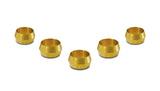 Vibrant Brass Olive Inserts 5/16in - Pack of 5 - 16465