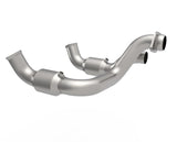 Kooks 20-22 Ford F250 7.3L V8 / Ford F350 7.3L V8 1-7/8in x 3in SS Headers w/ H.O. Green Catted Conn - 1400H440
