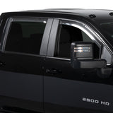 Putco 14-18 Chevy Silverado LD - 4 Door - Crew Cab Element Chrome Window Visors - 480440