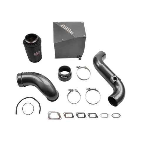 Wehrli 11-16 Chevrolet 6.6L Duramax LML 4in Intake Kit Stage 2 - WCFab Grey - WCF100304-GRY