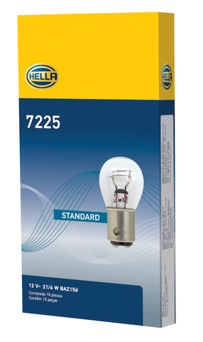 Hella Bulb 7225 12V 21/4W BAZ15d S8 - 7225