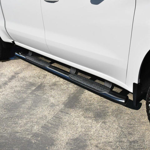 Westin 2019 Chevrolet Silverado/Sierra 1500 Crew Cab Non LD PRO TRAXX 5 Oval Nerf Step Bars - Black - 21-54135