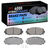 DFC 10-22 Toyota Prius Prime Front 4000 Hybridynamic Brake Pads - 4000-1184-10