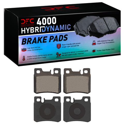 DFC 87-00 Saab 900 Rear 4000 Hybridynamic Brake Pads - 4000-0495-00