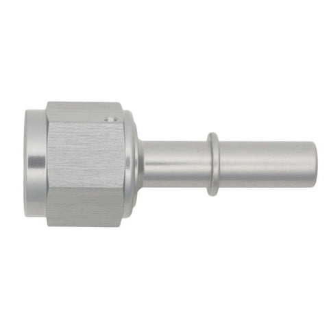 DeatschWerks 8AN Female Flare Swivel to 3/8in Male EFI Quick Disconnect - Anodized DW Titanium - 6-02-0133