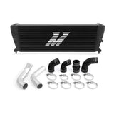 Mishimoto Ford Ranger 3.2L Diesel Intercooler Kit 2011+ Black w/ Polished Pipes - MMINT-RGR-11KBKP