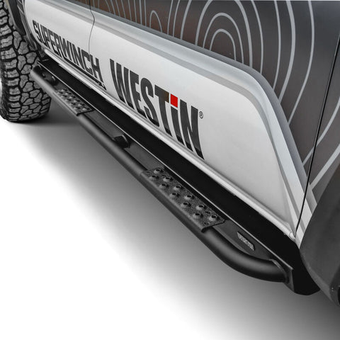 Westin 05-23 Toyota Tacoma Rock Slider - Textured Black - 42-14205