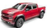Bushwacker 19-21 Chevrolet Silverado 1500 Extend-A-Fender Style Flares 2pc front 78.8in Bed-Black - 40155-02