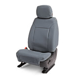Covercraft 19-21 Chevrolet Silverado/ Leatherette PrecisionFit Front Row Seat Covers - Med Grey - GTC4136ABLTMG