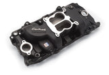 Edelbrock Intake Manifold Perf BBC 2-0 Black - 21613
