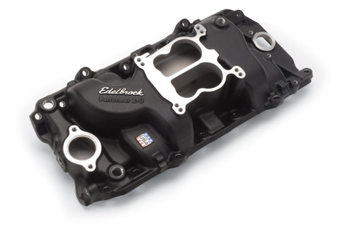Edelbrock Intake Manifold Perf BBC 2-0 Black - 21613
