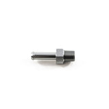 DeatschWerks 1/8in NPT Male Thread 1/4in Hose Barb - Anodized Matte Black - 6-02-0915-B