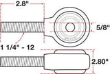 SPC Performance xAxis Rod End Ball Joint - 15749