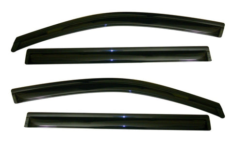 AVS 11-18 Nissan Quest Ventvisor Outside Mount Window Deflectors 4pc - Smoke - 94630