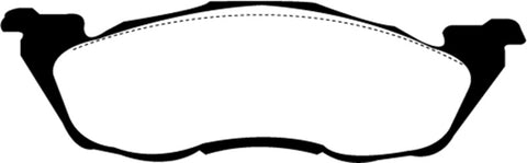 EBC 97-98 Dodge Dakota 2WD 2.5 Greenstuff Front Brake Pads - DP61276