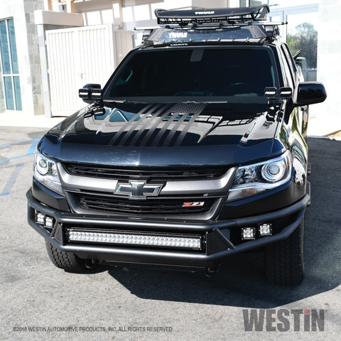 Westin 15-20 Chevrolet Colorado Outlaw Front Bumper - Tex. Blk - 58-61055