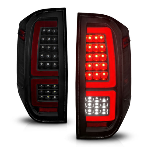 ANZO 2014-2021 Toyota Tundra LED Taillights Black Housing/Smoke Lens - 311437