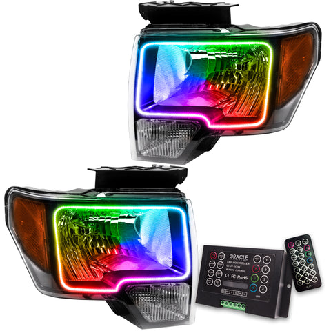 Oracle 09-14 Ford F-150 LED HL - ColorSHIFT w/ 2.0 Controller - 7187-333