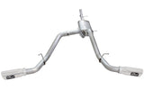 aFe Mach Force-XP Exhaust 3in Cat-Back SS 14-15 GM 1500 Trucks 4.3L/5.3L Dual Split w/ Polished Tip - 49-44057-P