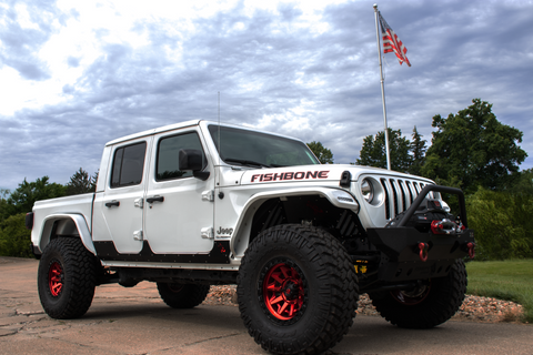 Fishbone Offroad 2018+ Jeep Gladiator JT Scale Armor - FB23190