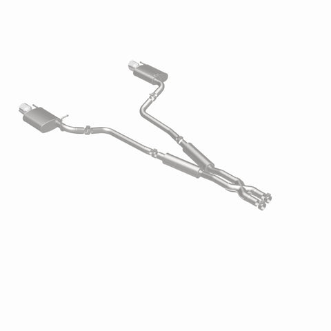 MagnaFlow 10-12 Cadillac CTS V6 3.0L (Exc AWD) Dual Split Rear Exit Stainless Cat Back Perf Exhaust - 15136