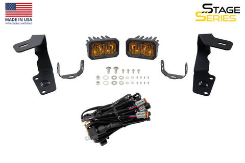 Diode Dynamics 15-21 Subaru WRX/STi Pro Stage Series 2in LED Ditch Light Kit - White Combo - DD6616