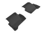 3D MAXpider 2017-2020 Jaguar XE Kagu 2nd Row Floormats - Black - L1JG00821509