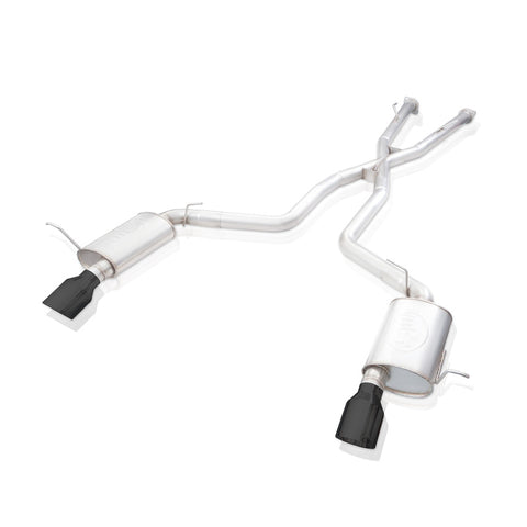 Stainless Works 18-19 Dodge Durango 6.4L Redline Catback Exhaust w/ Black Tips - DUR18CBR-B