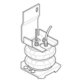 Firestone Ride-Rite Air Helper Spring Kit Rear 1992+ Ford E350 Cutaway (W217602061) - 2061