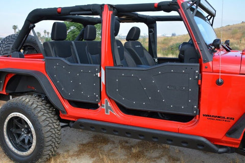DV8 Offroad 07-18 Jeep Wrangler Jk Rock Doors - RDSTTB-01R