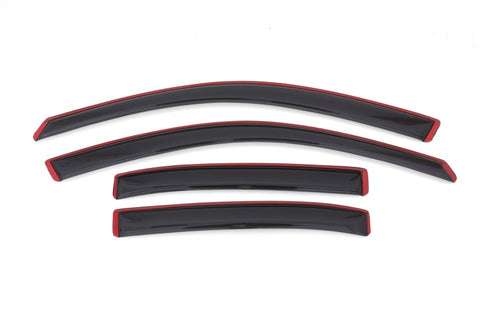AVS 13-15 Chevy Malibu Ventvisor In-Channel Front & Rear Window Deflectors 4pc - Smoke - 194362
