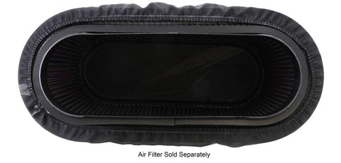K&N Air Filter Wrap - Black - 4.313in Base ID x 4.75in Top ID x 6.75in H - 100-8521DK