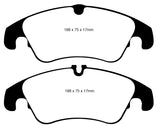 EBC 09-11 Audi A4 2.0 Turbo Ultimax2 Front Brake Pads - UD1322