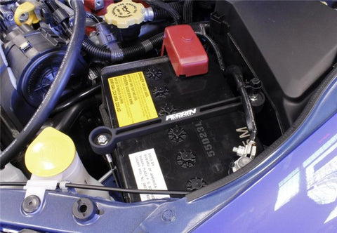 PERRIN 02-26 Subaru Impreza/WRX/STI & 13-26 Crosstrek/BRZ/FR-S/GR86/GR86 Battery Tie Down - Black - PSP-ENG-700BK