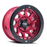 Dirty Life 9313 Enigma Race 17x9 / 6x139.7 BP / -38mm Offset / 106mm Hub Crimson Candy Red Wheel - 9313-7983R38