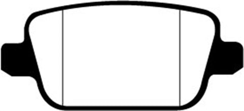 EBC 06+ Volvo S80 3.2 (300mm Front Rotors) Redstuff Rear Brake Pads - DP31933C