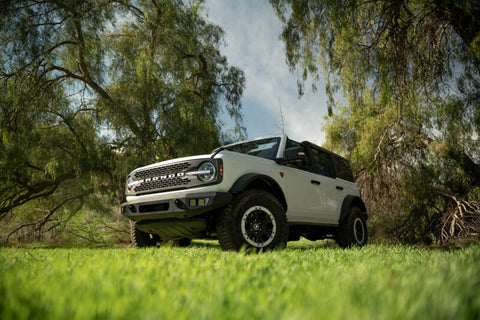 DV8 Offroad 2021+ Ford Bronco Front Bumper V2 - OE Plus Series (Works w/o ACC Relocation) - FBBR-06