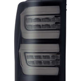 AlphaRex 07-13 Toyota Tundra PRO-Series LED Tail Lights Jet Black - 670010