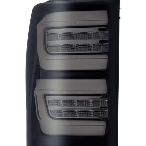 AlphaRex 07-13 Toyota Tundra PRO-Series LED Tail Lights Jet Black - 670010