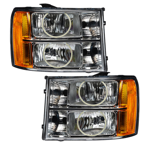 Oracle 07-13 GMC Sierra SMD HL - Round Ring Design - ColorSHIFT - 8165-330