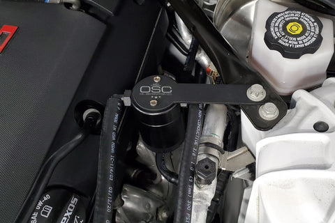 J&L 16-23 Chevrolet Camaro LT1 6.2L Driver Side Oil Separator 3.0 - Black Anodized - 3081D-B