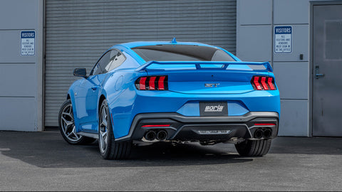 Borla 2024 Ford Mustang GT 5.0L V8 3 in ATAK Catback Non-Active Exhaust- Carbon Fiber Quad Tip - 140970CFBA