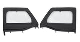 Bestop 20-26 Jeep Gladiator / 18-26 Wrangler JL Element Upper Doors (Front Black Diamond) - 51742-35