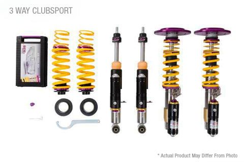 KW 3-Way Clubsport Kit BMW 3 Series F30 4 Series F32 2wd w/ EDC - 3972020E