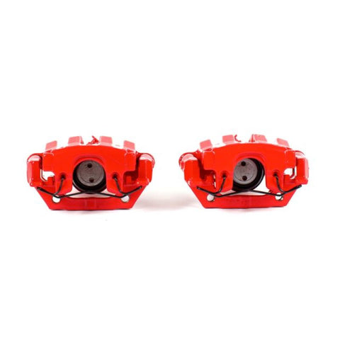 Power Stop 06-09 Pontiac Solstice Rear Red Calipers w/Brackets - Pair - S5050