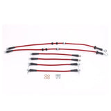 Power Stop 09-15 Mitsubishi Lancer Front & Rear SS Braided Brake Hose Kit - BH00081
