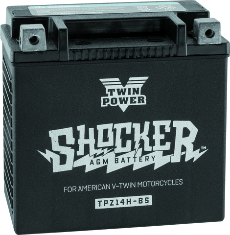 Twin Power YTX-14 Shocker Battery Replaces H-D 65948-00 220 CCA - 781151
