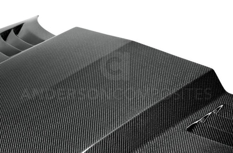 Anderson Composites 10-13 Chevy Camaro TT-Style Carbon Fiber Hood - AC-HD1011CHCAM-TT