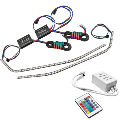 Oracle 16-21 Chevy Camaro Surface Mount DRL Modules - ColorSHIFT w/ Simple Controller - 1297-504